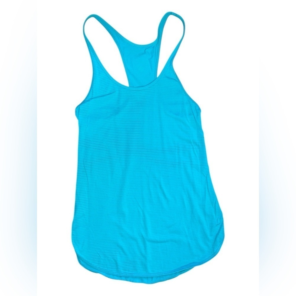 Lululemon Blue Striped Racerback Tank – Size 4